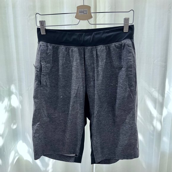Lululemon Dark Gray Running Shorts - Picture 1 of 7